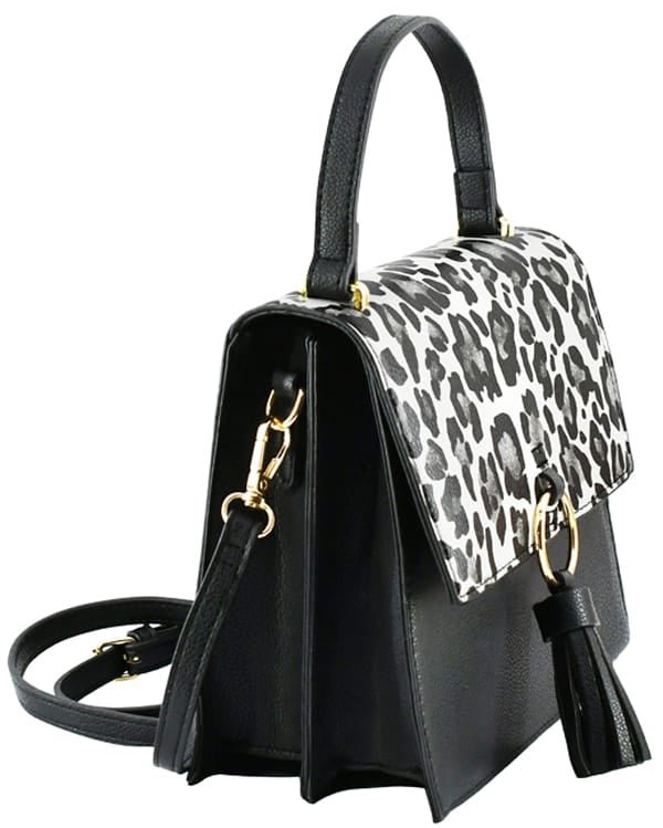 PF706 Ring Tassel Flap Crossbody Satchel/Crossbody Bag - MiMi Wholesale