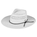 PNH0045 Open Weaved Panama Sun Hat - MiMi Wholesale