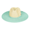 PNH0048 Two Tone Panama Hat With Rhinestone Band - MiMi Wholesale