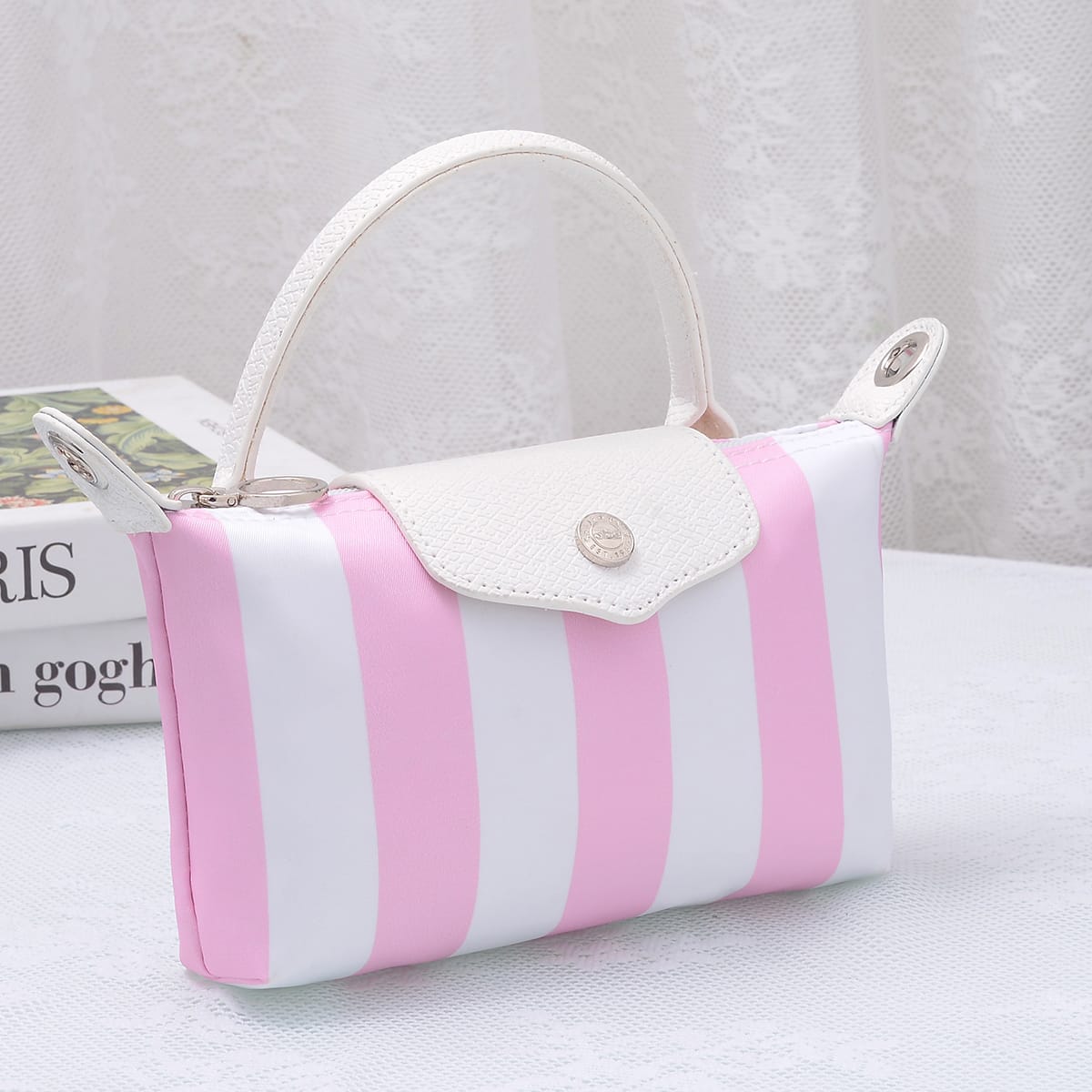 PP781S Nova Striped Nylon Mini Crossbody Bag - MiMi Wholesale