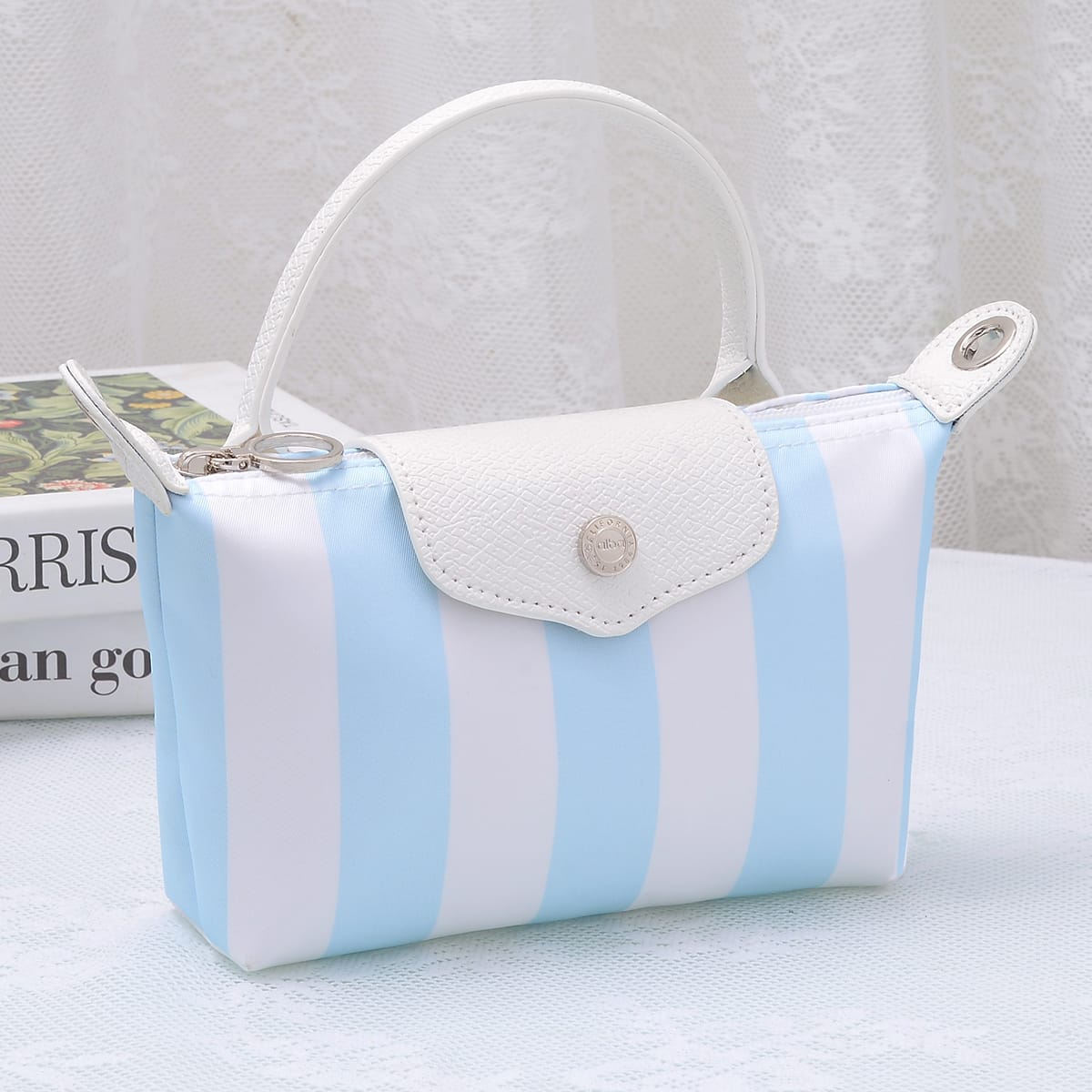 PP781S Nova Striped Nylon Mini Crossbody Bag - MiMi Wholesale