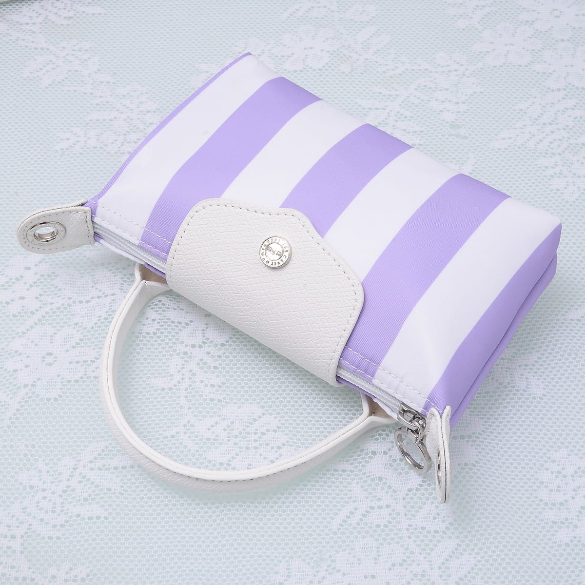 PP781S Nova Striped Nylon Mini Crossbody Bag - MiMi Wholesale