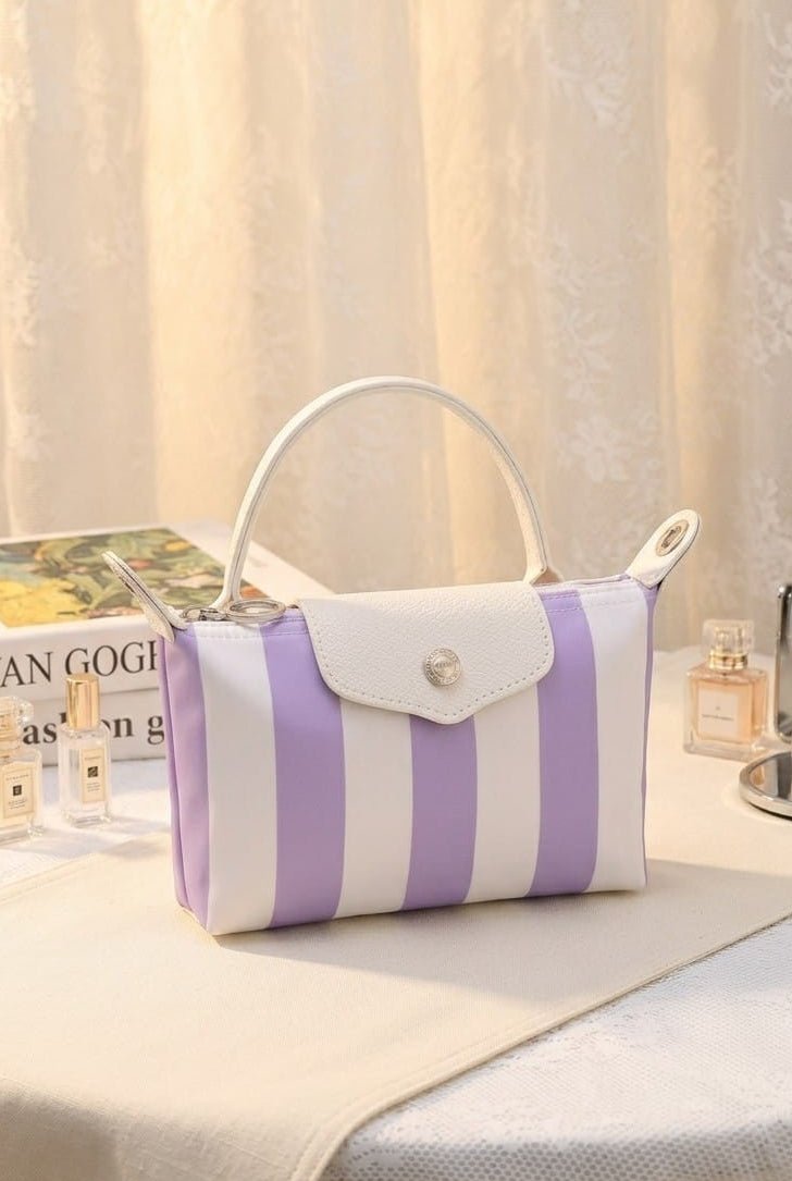 PP781S Nova Striped Nylon Mini Crossbody Bag - MiMi Wholesale