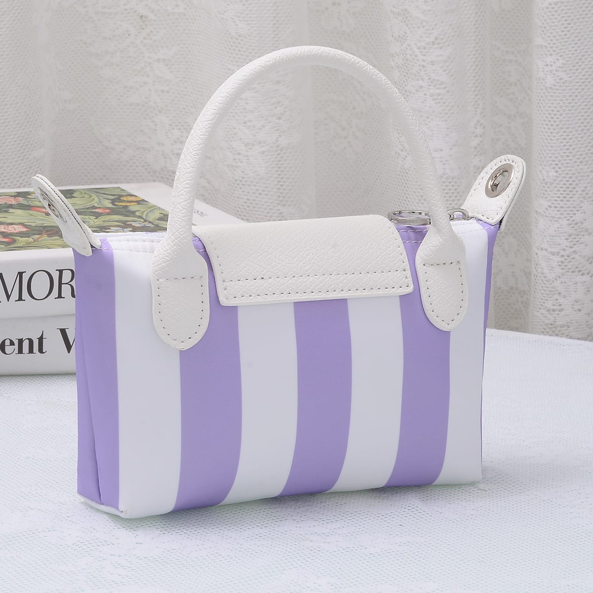 PP781S Nova Striped Nylon Mini Crossbody Bag - MiMi Wholesale