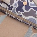 PP782 Amber Fashion Print Nylon Double Handle Crossbody Bag - MiMi Wholesale