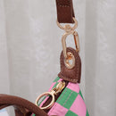 PP782 Amber Fashion Print Nylon Double Handle Crossbody Bag - MiMi Wholesale