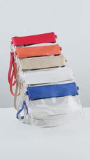 AD200T Game Day Clear Crossbody Bag/Clutch