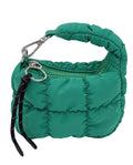 QAK510157 Mini Quilted Puffer Bag Charm/Keychain - MiMi Wholesale