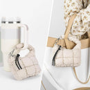 QAK510157 Mini Quilted Puffer Bag Charm/Keychain - MiMi Wholesale