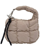 QAK510157 Mini Quilted Puffer Bag Charm/Keychain - MiMi Wholesale