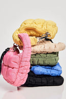 QAK510157 Mini Quilted Puffer Bag Charm/Keychain - MiMi Wholesale