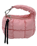 QAK510157 Mini Quilted Puffer Bag Charm/Keychain - MiMi Wholesale