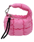 QAK510157 Mini Quilted Puffer Bag Charm/Keychain - MiMi Wholesale
