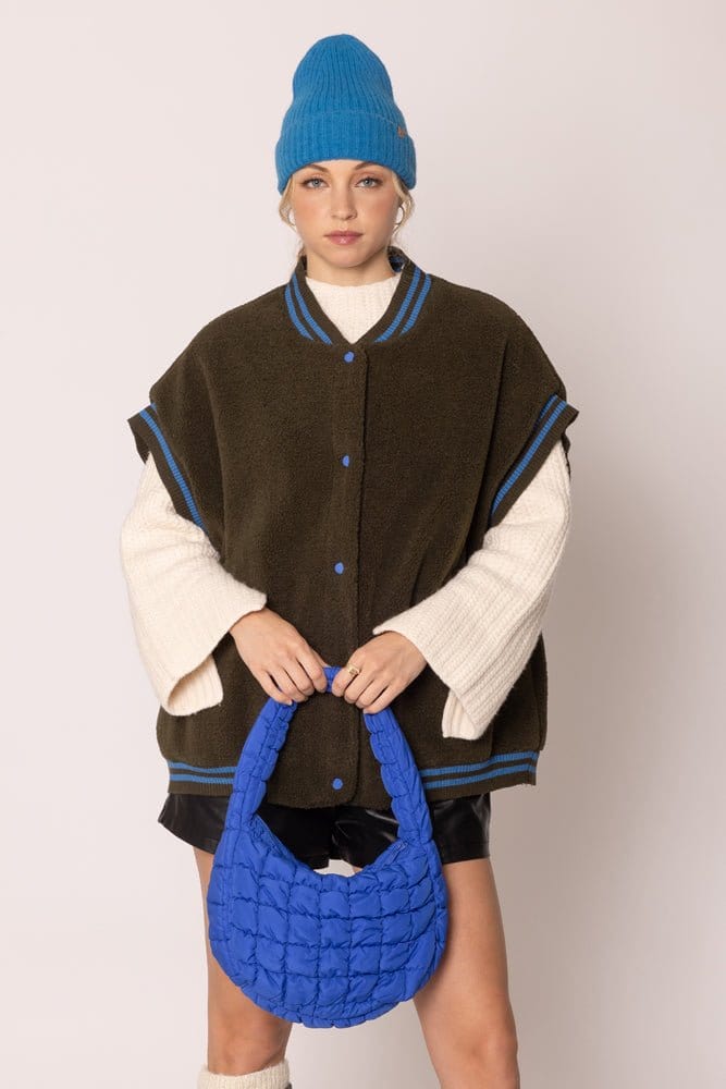 QBS320124 Nelly Small Quilted Puffer Tote Bag - MiMi Wholesale