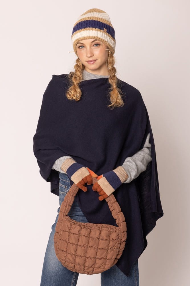 QBS320124 Nelly Small Quilted Puffer Tote Bag - MiMi Wholesale