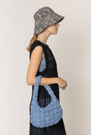 QBS320124 Nelly Small Quilted Puffer Tote Bag - MiMi Wholesale