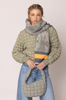 QBS320124 Nelly Small Quilted Puffer Tote Bag - MiMi Wholesale