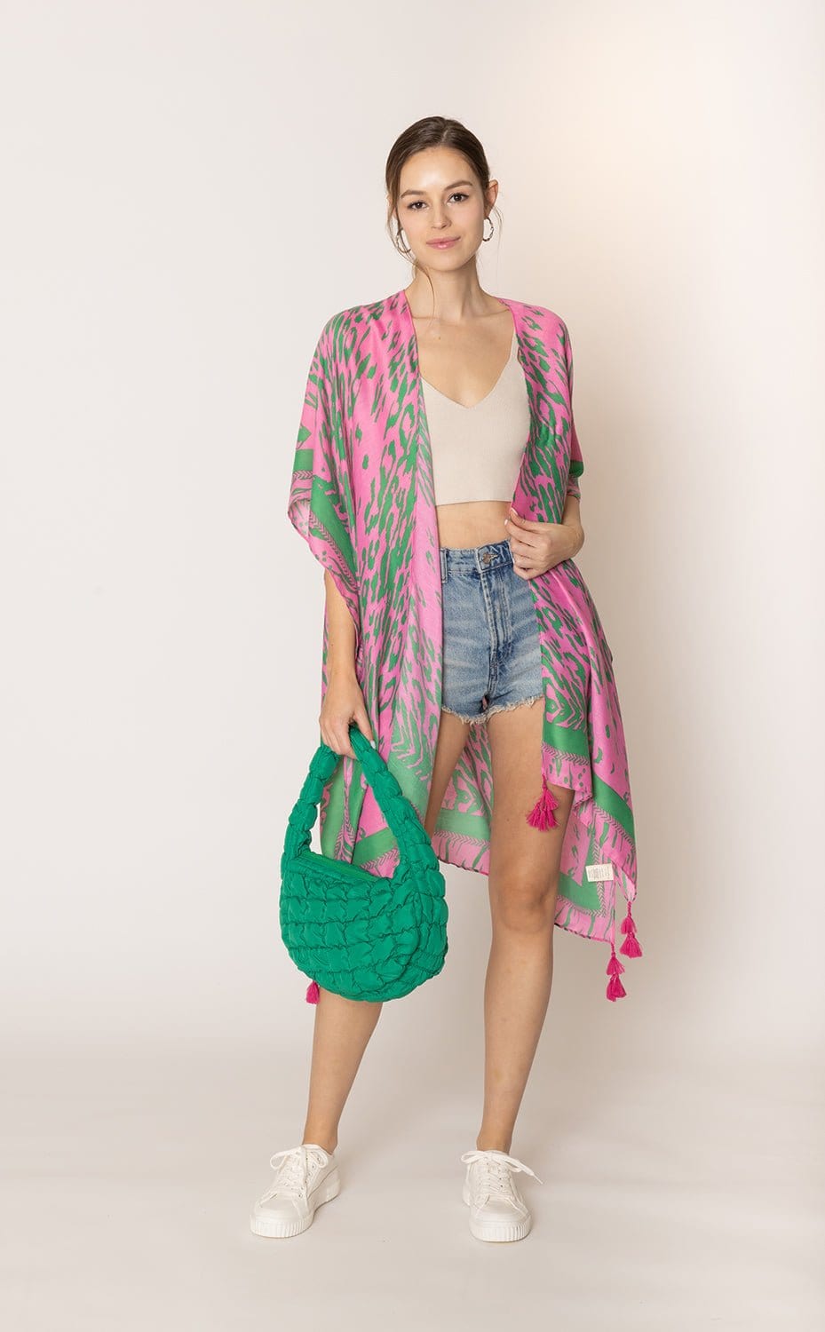 QBS320124 Nelly Small Quilted Puffer Tote Bag - MiMi Wholesale
