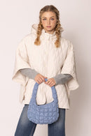 QBS320124 Nelly Small Quilted Puffer Tote Bag - MiMi Wholesale