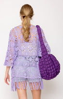 QBS320125 Cora Quilted Puffer Tote - MiMi Wholesale