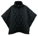 QCP420015 Quarter Zip Quilted Puffer Poncho - MiMi Wholesale