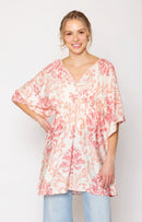 QLD510120 Amira Patterened Dress/Cover Up - MiMi Wholesale