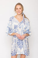 QLD510120 Amira Patterened Dress/Cover Up - MiMi Wholesale