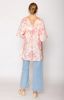 QLD510120 Amira Patterened Dress/Cover Up - MiMi Wholesale