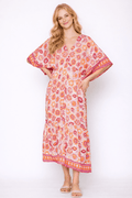 QLD510121 Floral Long Dress - MiMi Wholesale