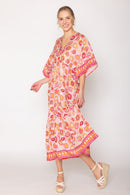 QLD510121 Floral Long Dress - MiMi Wholesale