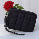 QP008 Nylon Quilted Puffer Clutch/Pouch - MiMi Wholesale