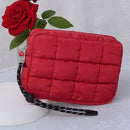 QP008 Nylon Quilted Puffer Clutch/Pouch - MiMi Wholesale