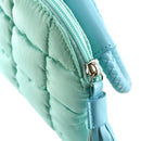 QP204 Quilted Puffer Wristlet/Clutch With Tassel - MiMi Wholesale