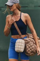 QP774 Quilted Puffer Weekender/Duffel Bag - MiMi Wholesale