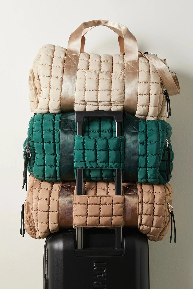 QP774 Quilted Puffer Weekender/Duffel Bag - MiMi Wholesale