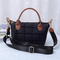 QP782 Quilted Puffer Satchel/Crossbody Bag - MiMi Wholesale