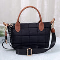 QP782 Quilted Puffer Satchel/Crossbody Bag - MiMi Wholesale