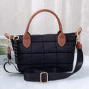 QP782 Quilted Puffer Satchel/Crossbody Bag - MiMi Wholesale