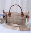 QP782 Quilted Puffer Satchel/Crossbody Bag - MiMi Wholesale