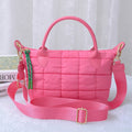 QP782 Quilted Puffer Satchel/Crossbody Bag - MiMi Wholesale