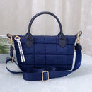 QP782 Quilted Puffer Satchel/Crossbody Bag - MiMi Wholesale