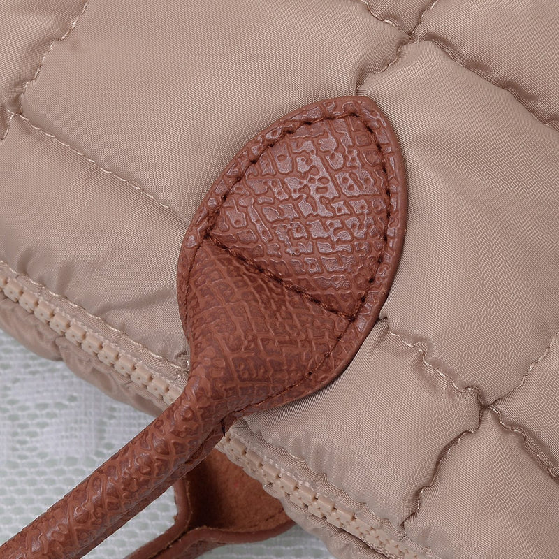 QP782 Quilted Puffer Satchel/Crossbody Bag - MiMi Wholesale