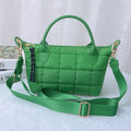 QP782 Quilted Puffer Satchel/Crossbody Bag - MiMi Wholesale