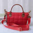 QP782 Quilted Puffer Satchel/Crossbody Bag - MiMi Wholesale