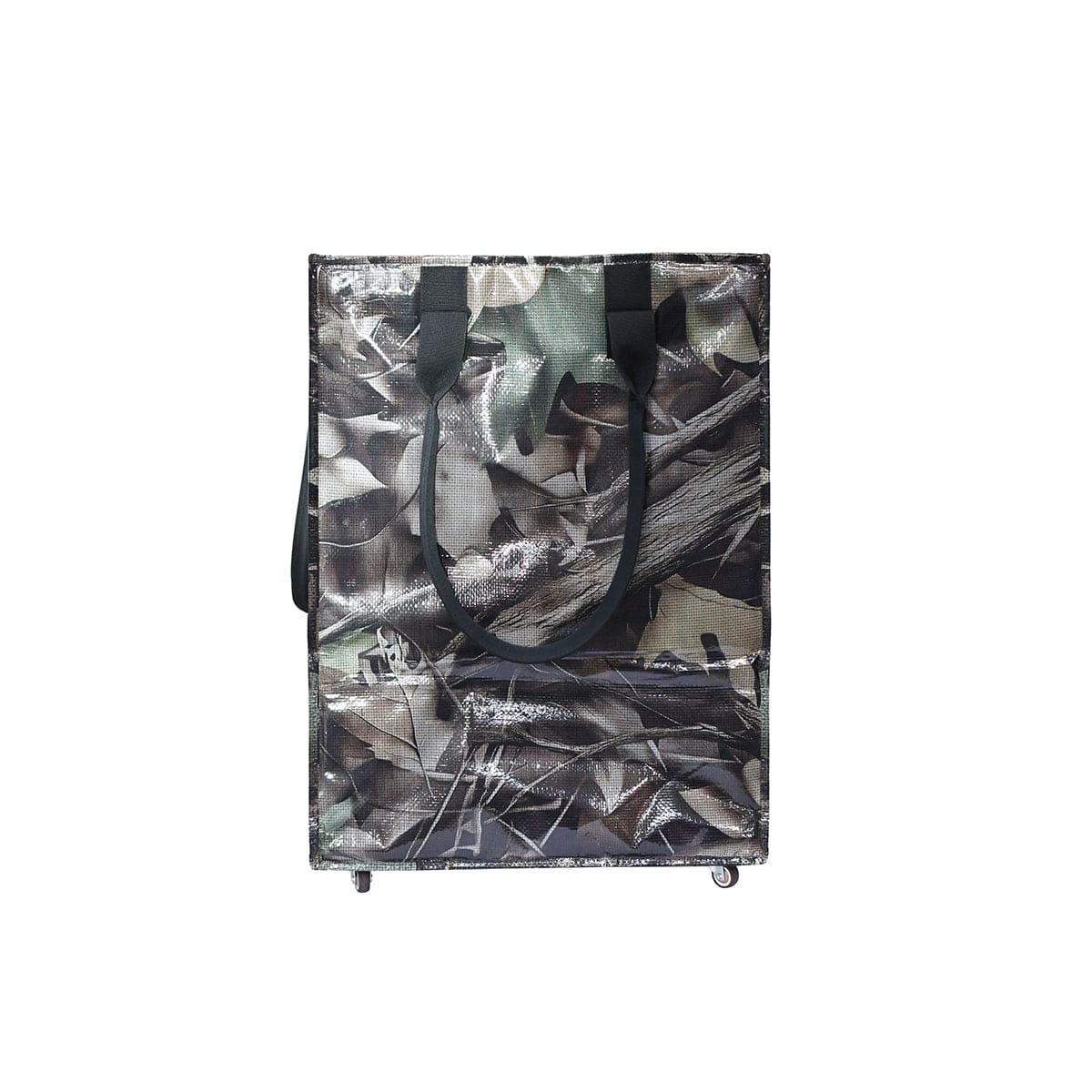 RT301 RT302 Foldable Rolling Shopping Bag with Neoprene Handle - MiMi Wholesale