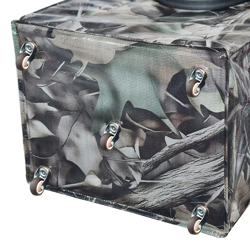 RT301 RT302 Foldable Rolling Shopping Bag with Neoprene Handle - MiMi Wholesale