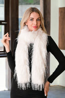 S5122 Fur Shaggy Scarf - MiMi Wholesale