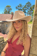 SCC0001 Faux Suede Telluride Cowboy Hat - MiMi Wholesale