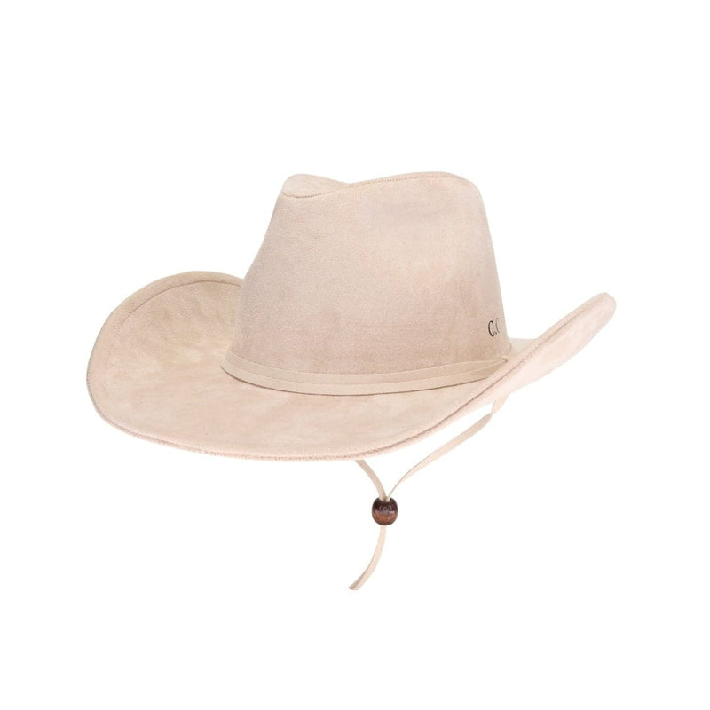 SCC0001 Faux Suede Telluride Cowboy Hat - MiMi Wholesale