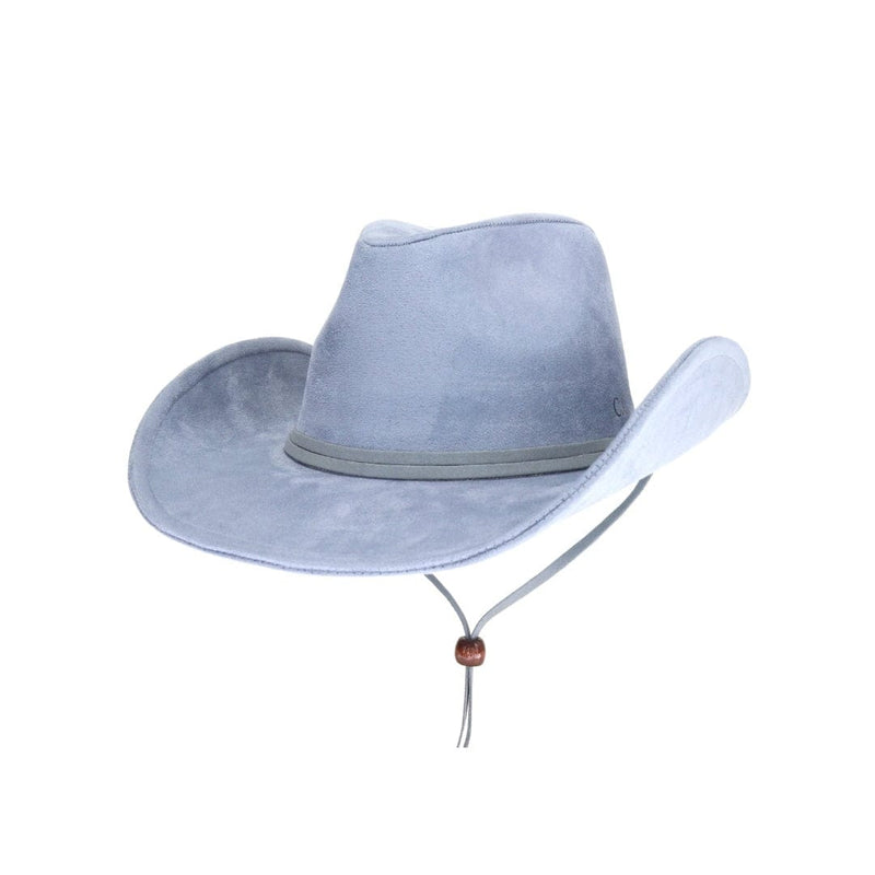 SCC0001 Faux Suede Telluride Cowboy Hat - MiMi Wholesale